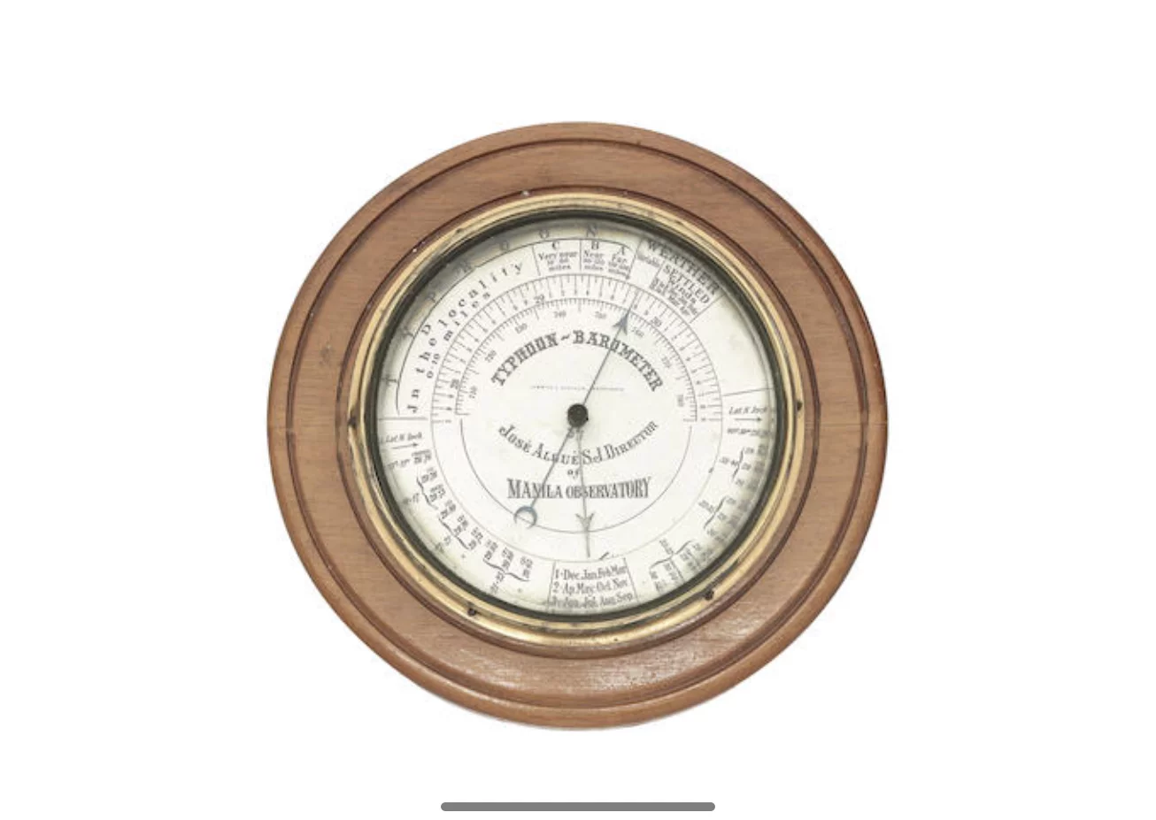 A rare Schmidt & Ziegler aneroid barocyclometer