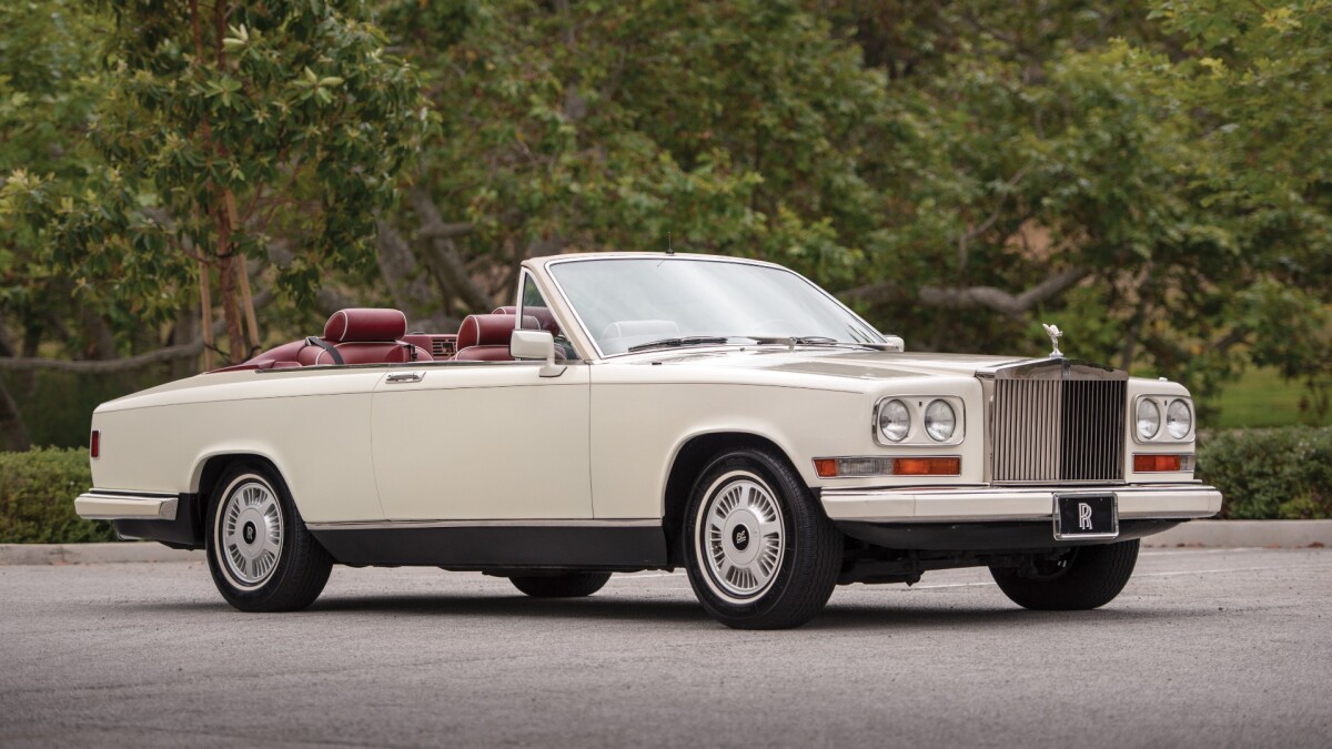 $252,000 | 1987 Rolls-Royce Camargue Retractable Hardtop by Niko-Michael | Auction Link: RM-Sotheby's