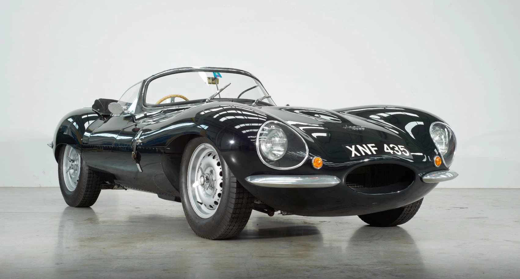 The best known XKSS re-creation specialist is Lynx, and an XKSS built by Lynx in 1967 sold for £384,540 (US$625,146) at Bonhams Goodwood Revival sale in 2014. The car (pictured above) had a spectacular provenance, being commissioned by well-known Jaguar collector Dick Skipworth in 1988 and built to a high specification, and was sold with a fully documented five-owner history that included actor Nicholas Cage, from 2008 to 2011.