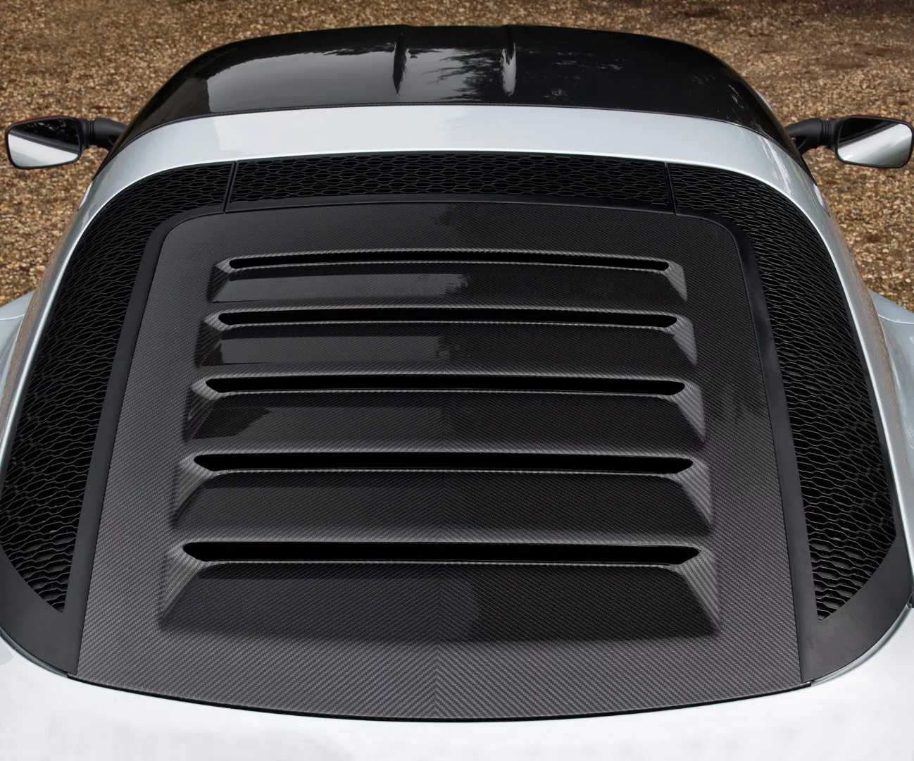 The Lotus Exige Sport 380 has a polycarbonate rear window