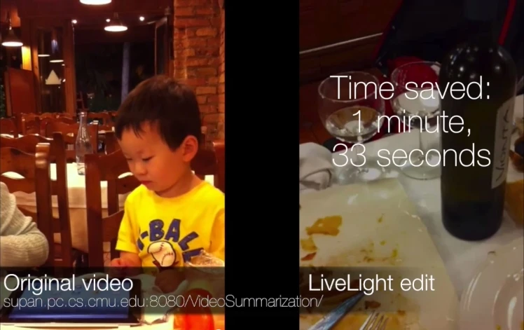 A demonstration of the LiveLight technology (Image: Carnegie Mellon University)