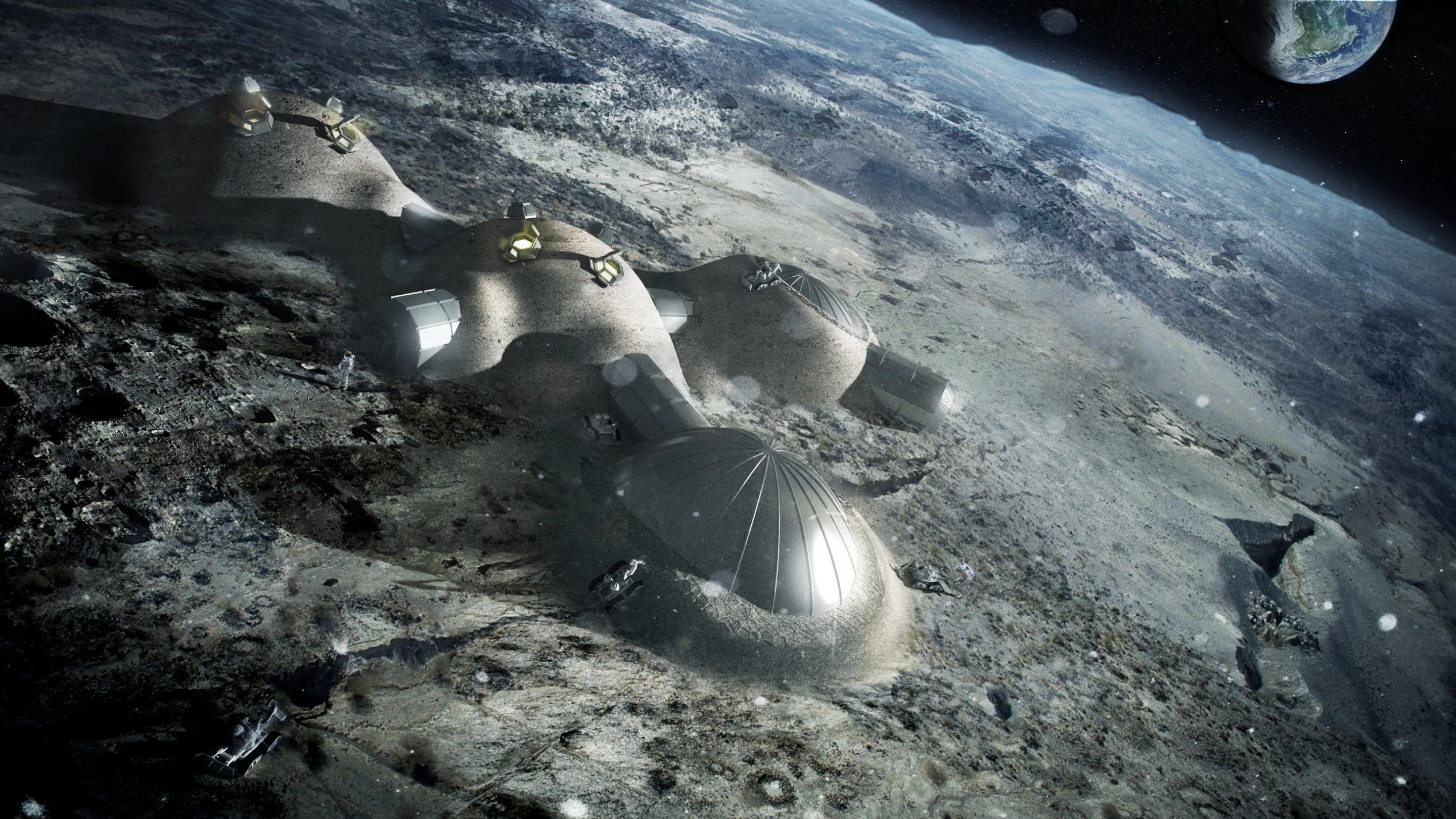 ESA explores the concept of a 3D-printed moonbase