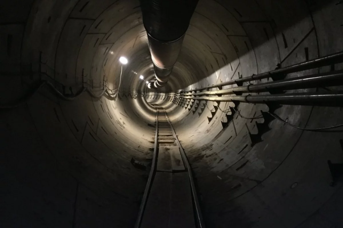 The Boring Company's test tunnel