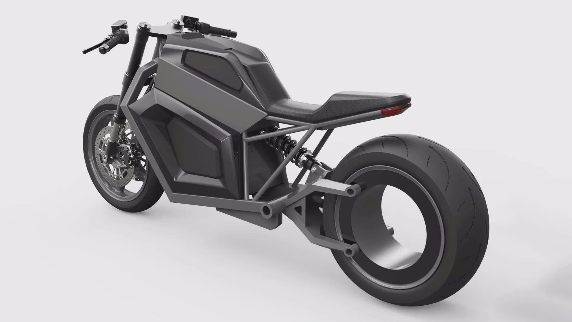 RMK's E2: 67-horsepower, 180-mile electric motorcycle rocks an eye-popping centerless rear hub motor