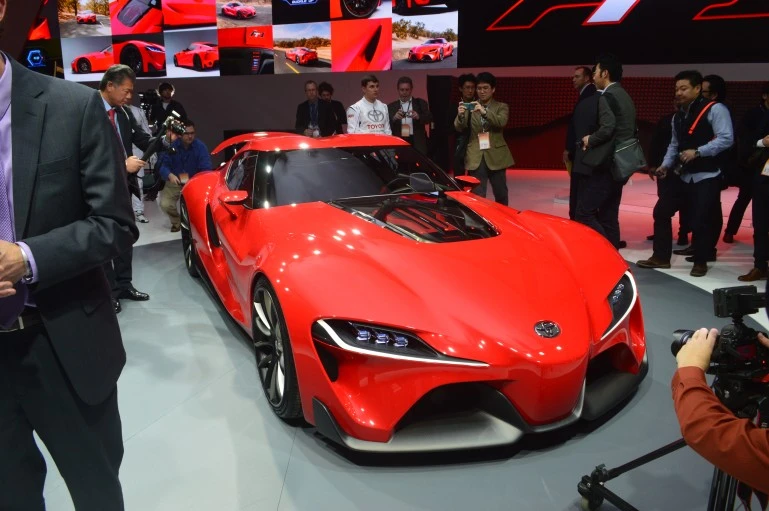 The original FT-1 at the 2014 North American International Auto Show