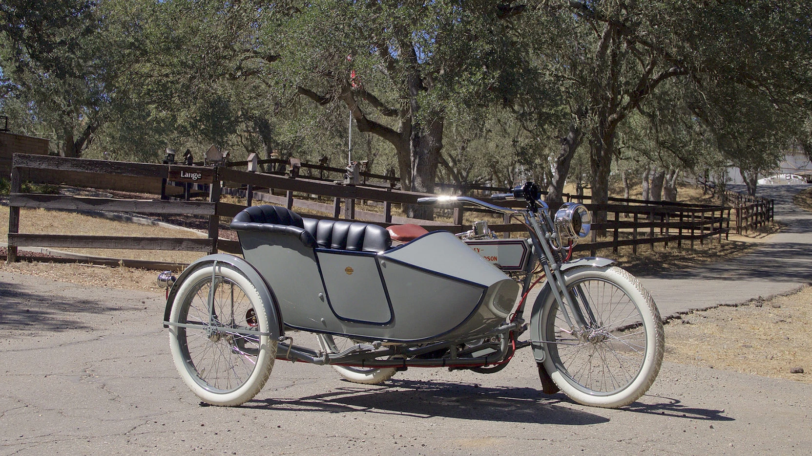 The Harley-Davidson Model J was released in 1915 with a massive 37 percent power increase, a primary-case clutch and a three-speed gearbox so well engineered that it was still in use two decades later. This is a landmark model from an iconic manufacturer with an original matching Harley-Davidson factory 1915 sidecar, and it has been so spectacularly restored that the owner was invited to exhibit this machine at the Pebble Beach Concours. This 1915 model is an exceptional example of the most coveted vintage Harley-Davidson roadster and fetched $107,250.
