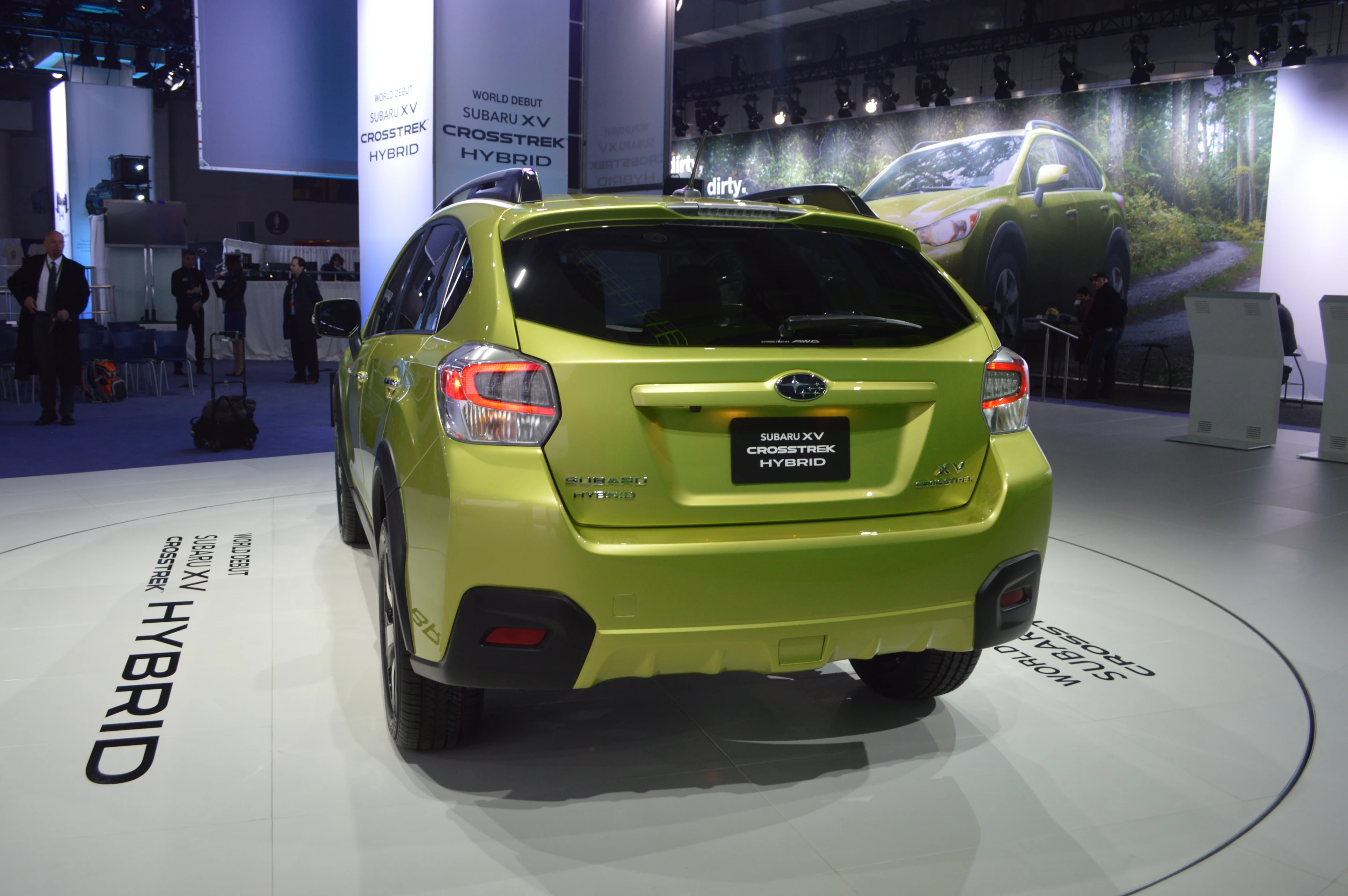 Subaru's first production hybrid debuts at the 2013 NY International Auto Show