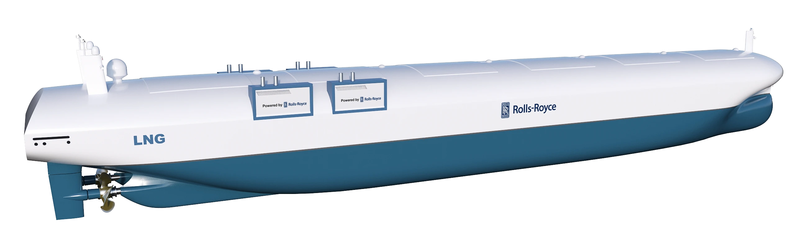 Artist's concept of robotic LNG carrier