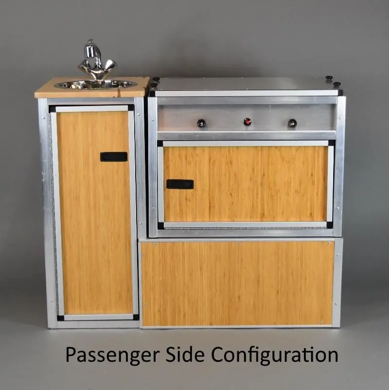 Passenger-side TK Van Kitchen