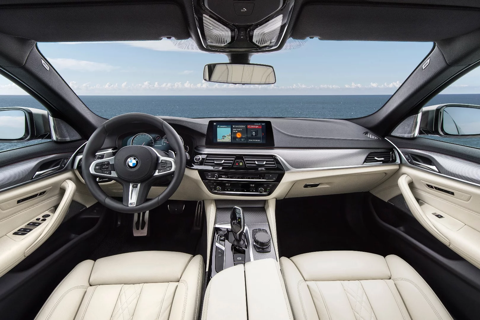 Inside, the 5 Series has a well-designed cabin, with a bulkier dashboard design to accommodate the numerous technology options available in the sedan