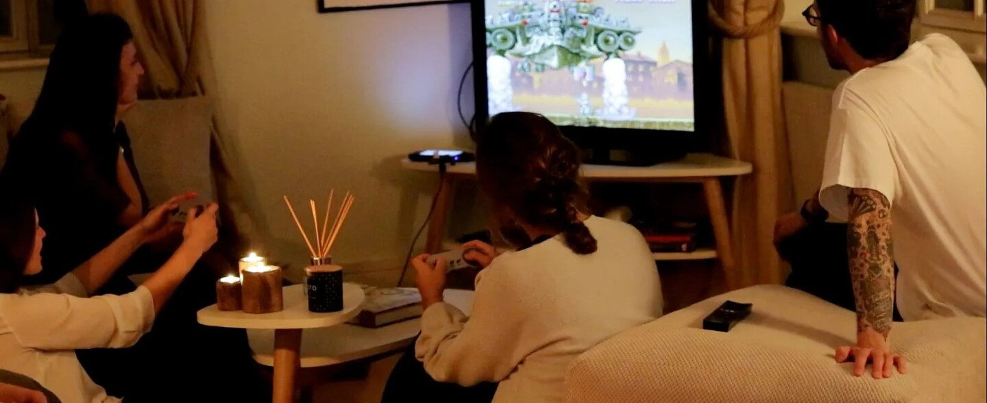 Plug the Lyra into your HDMI-enabled TV, add a couple of joysticks, and you've a retro-games console for everyone to enjoy