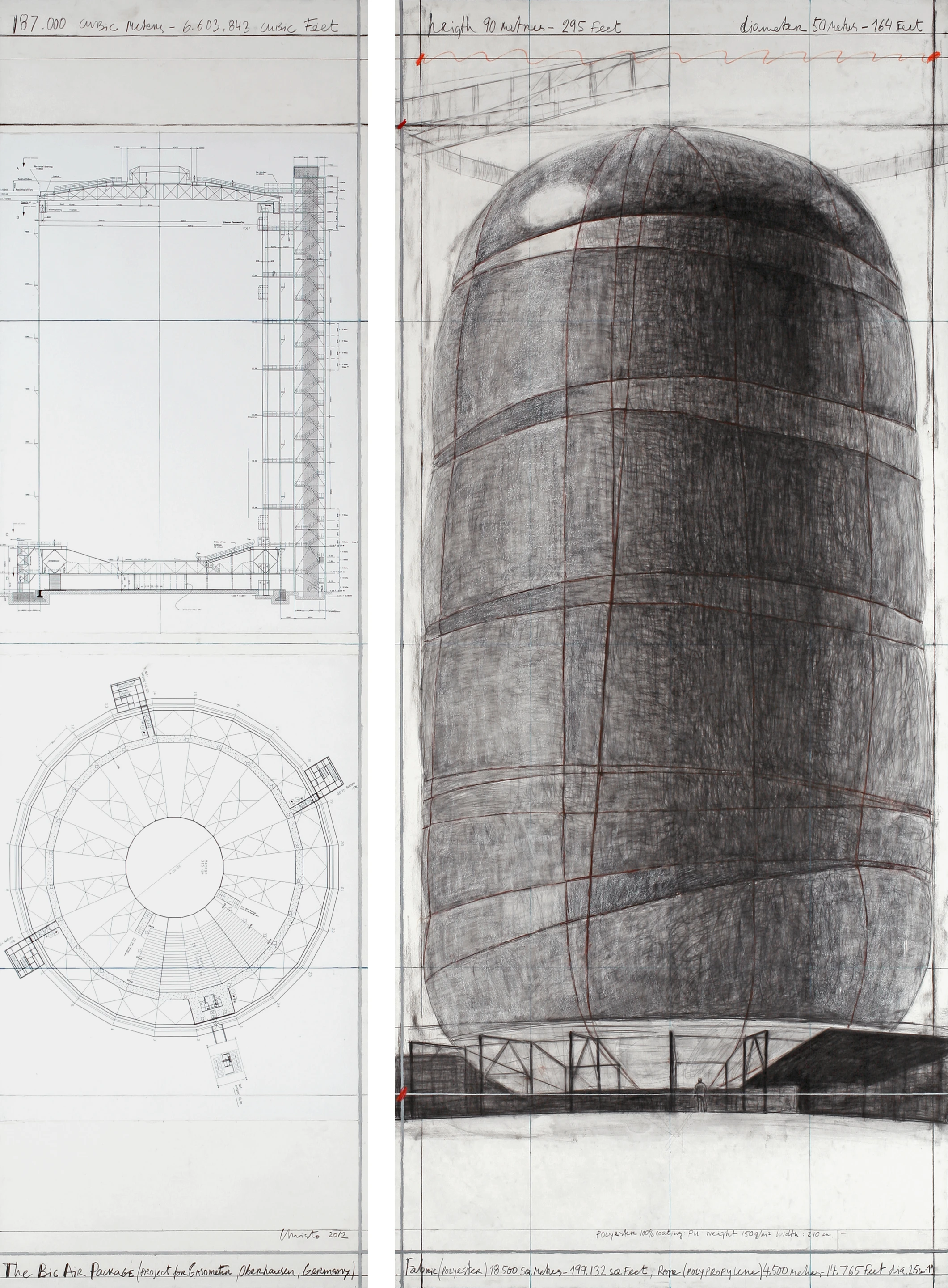 Architectural plans for Big Air Package (Photo: André Grossmann)