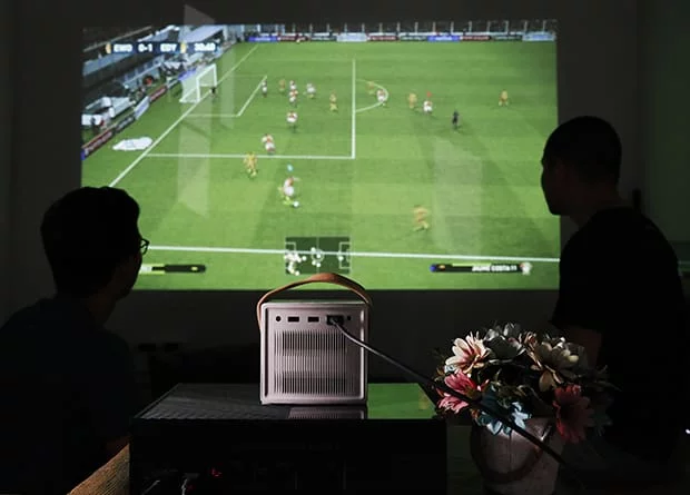 You can pair your smartphone or computer screen relatively easily