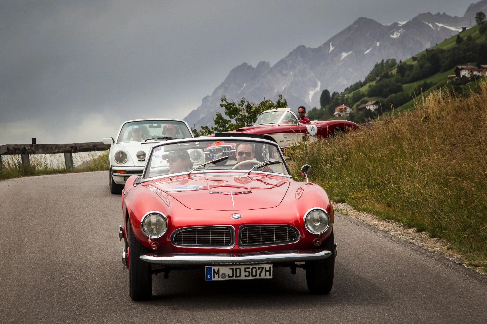 The car was around in the same time as Mercedes' famous SL