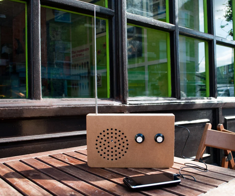 A Card Radio out in the wild