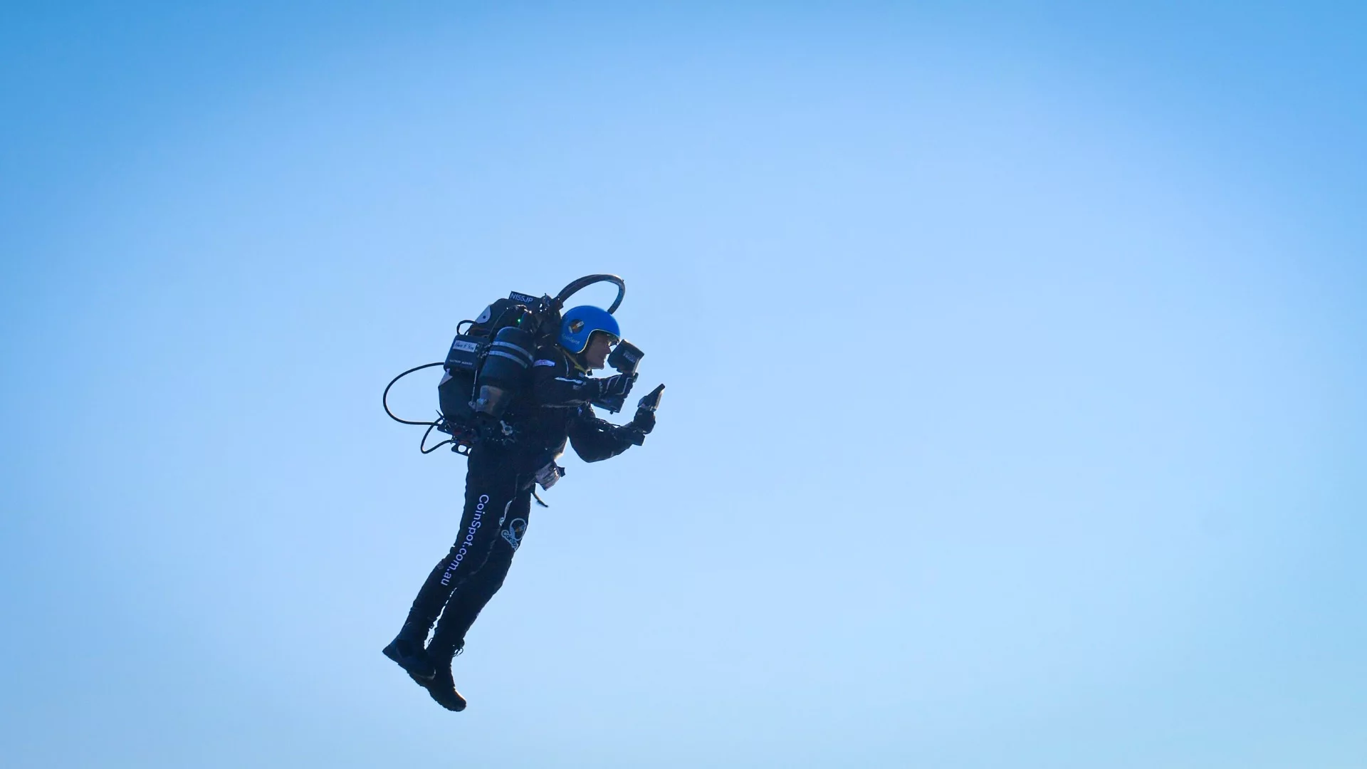 Mayman's 10-year journey to create a long-endurance jetpack is the subject of a stunning new documentary called "Own the Sky"