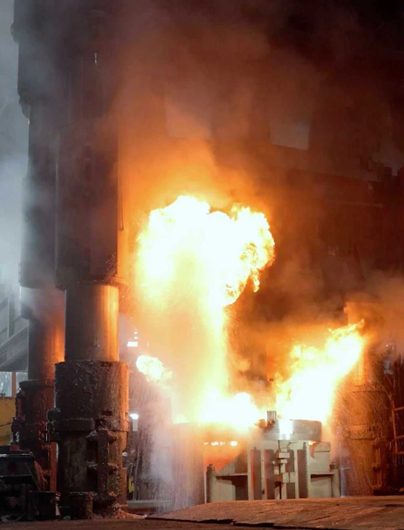 Forging the pressure hull for the Triton 36000/2