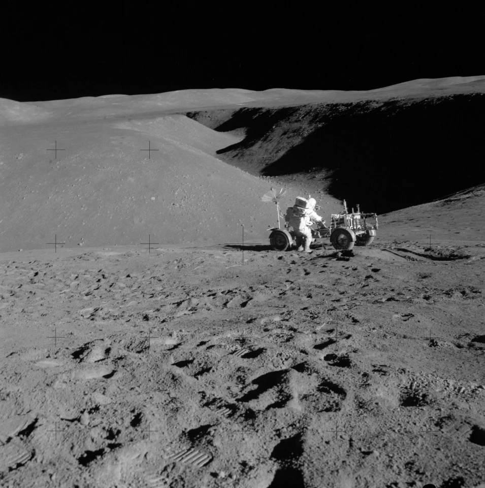 The Lunar Rover greatly extended the range of exploration