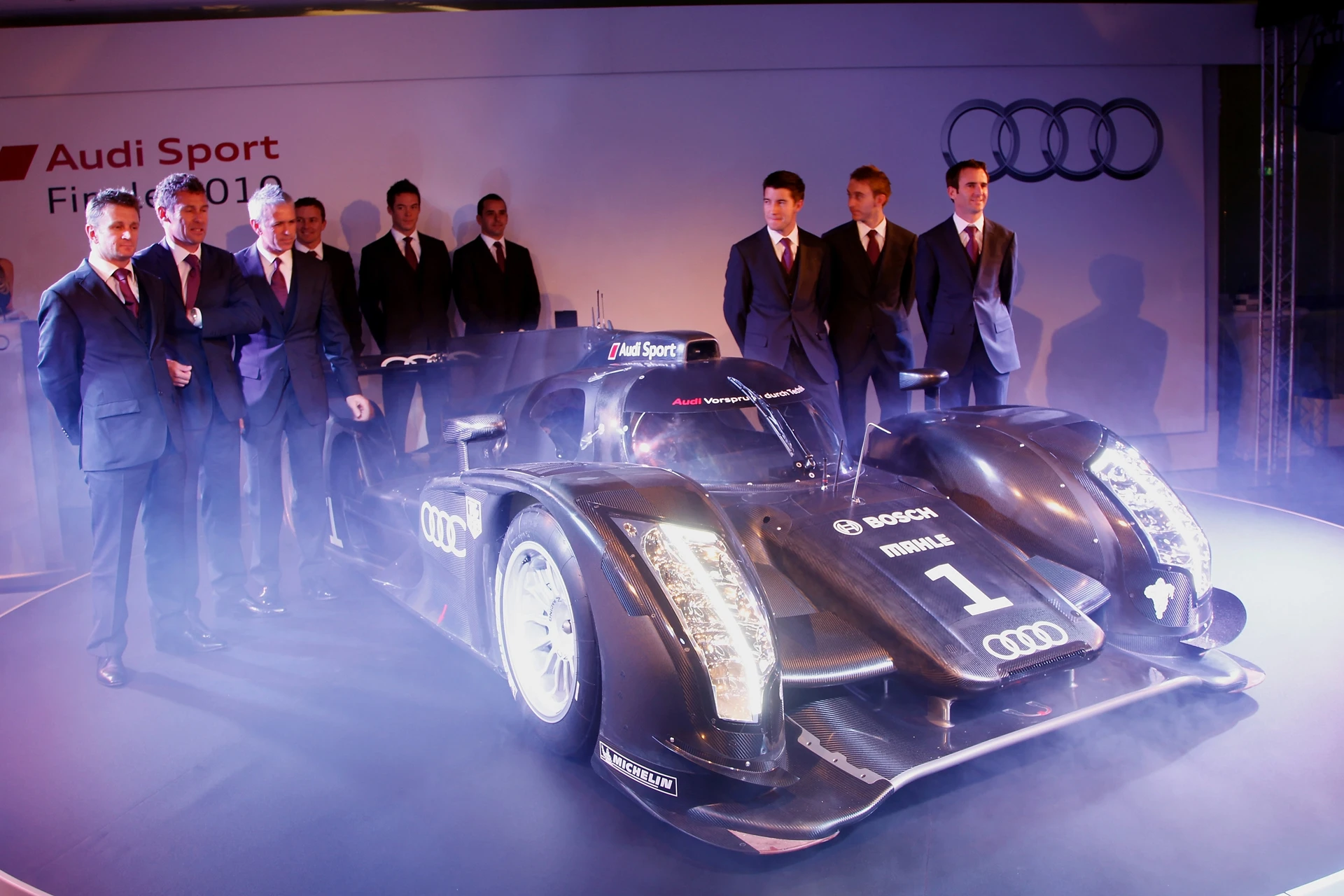 The new Audi R18 LMP1 sports car