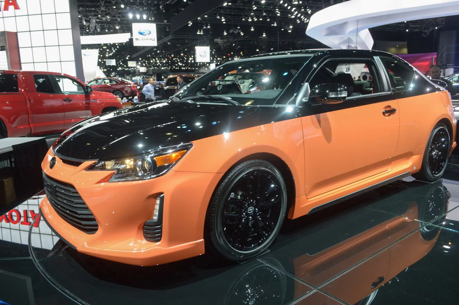 Scion describes the tC Release Series 9.0 as "a show car that you can buy in a Scion dealership" (Photo: C.C. Weiss/Gizmag)