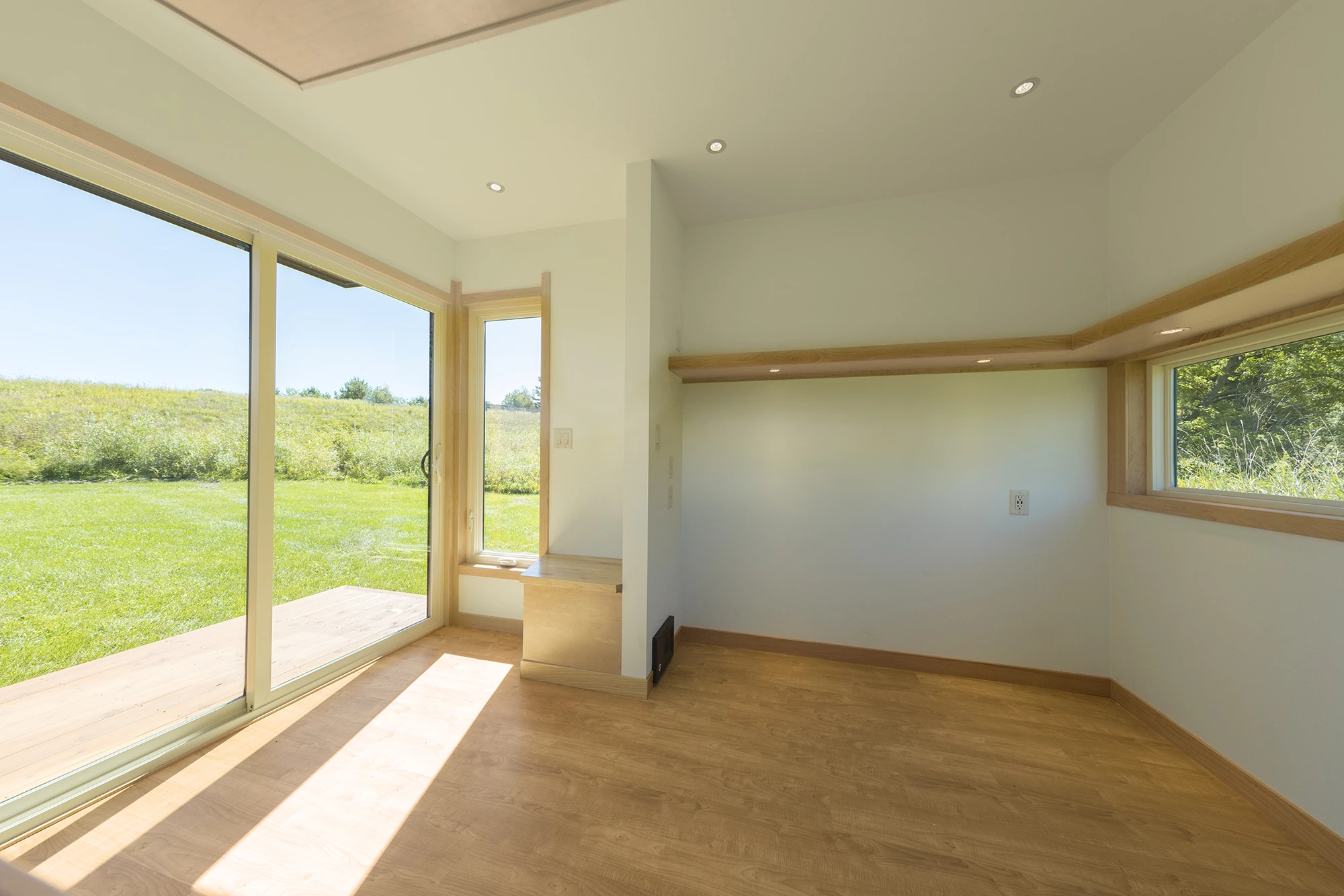 The EscapeSpace Studio interior, shown without furniture installed