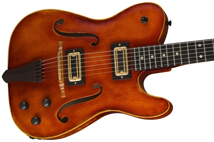 "When I started designing the Violinmaster, I had to include as many violin elements in the guitar as possible," said Fender Custom Shop Principal Master Builder, Yuriy Shishkov