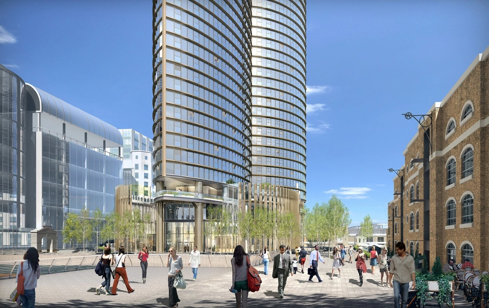 Hertsmere House will be built on a site currently occupied by a 1980s-era four-story office building somewhat confusingly also named Hertsmere House