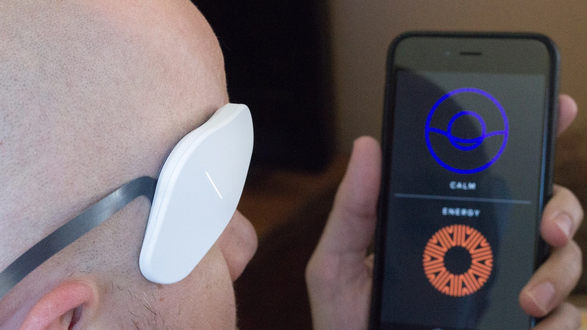 The Thync app, which is iOS-only at launch