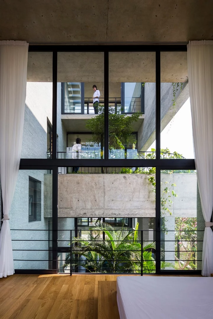 House for Trees, in Hochiminh City, Vietnam by Vo Trong Nghia architects. A winner under the "Multi-family housing" category of the 2018 International Architecture Awards, this urban dwelling looks to reconnect its city residents with nature and the sprawling rainforests