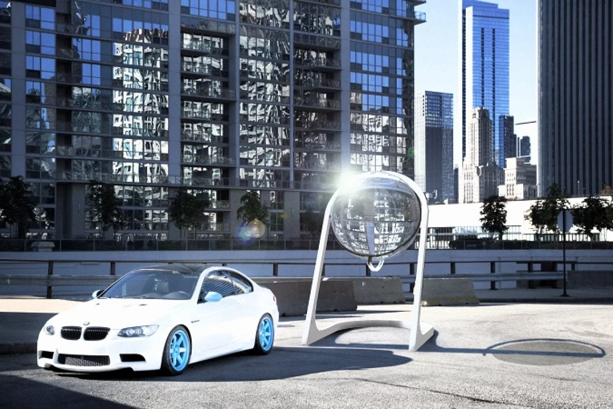 Rawlemon has designed an aesthetic take on solar power devices