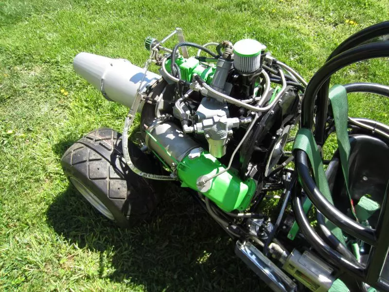 Jet Powered Junior Dragster engine