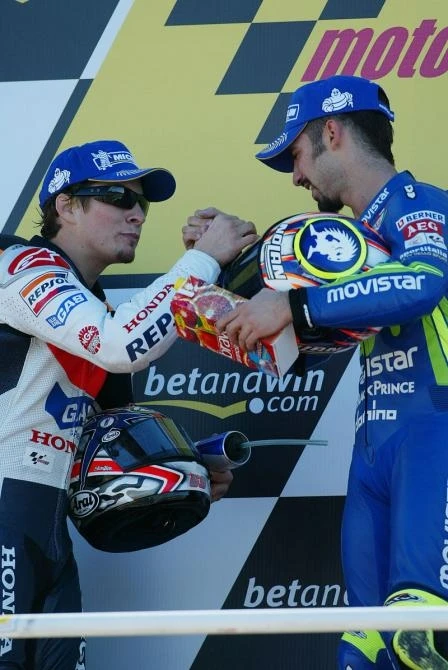 Honda's main challengers in 2006 - Hayden and Melandri