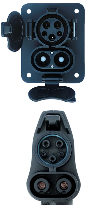 Face-on view of the J1772