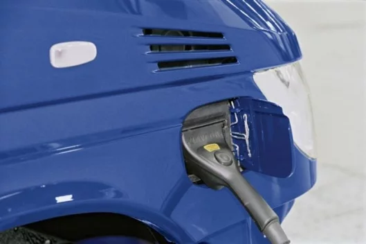 The "plug-in" technology allows the batteries to be charged via an electrical cable