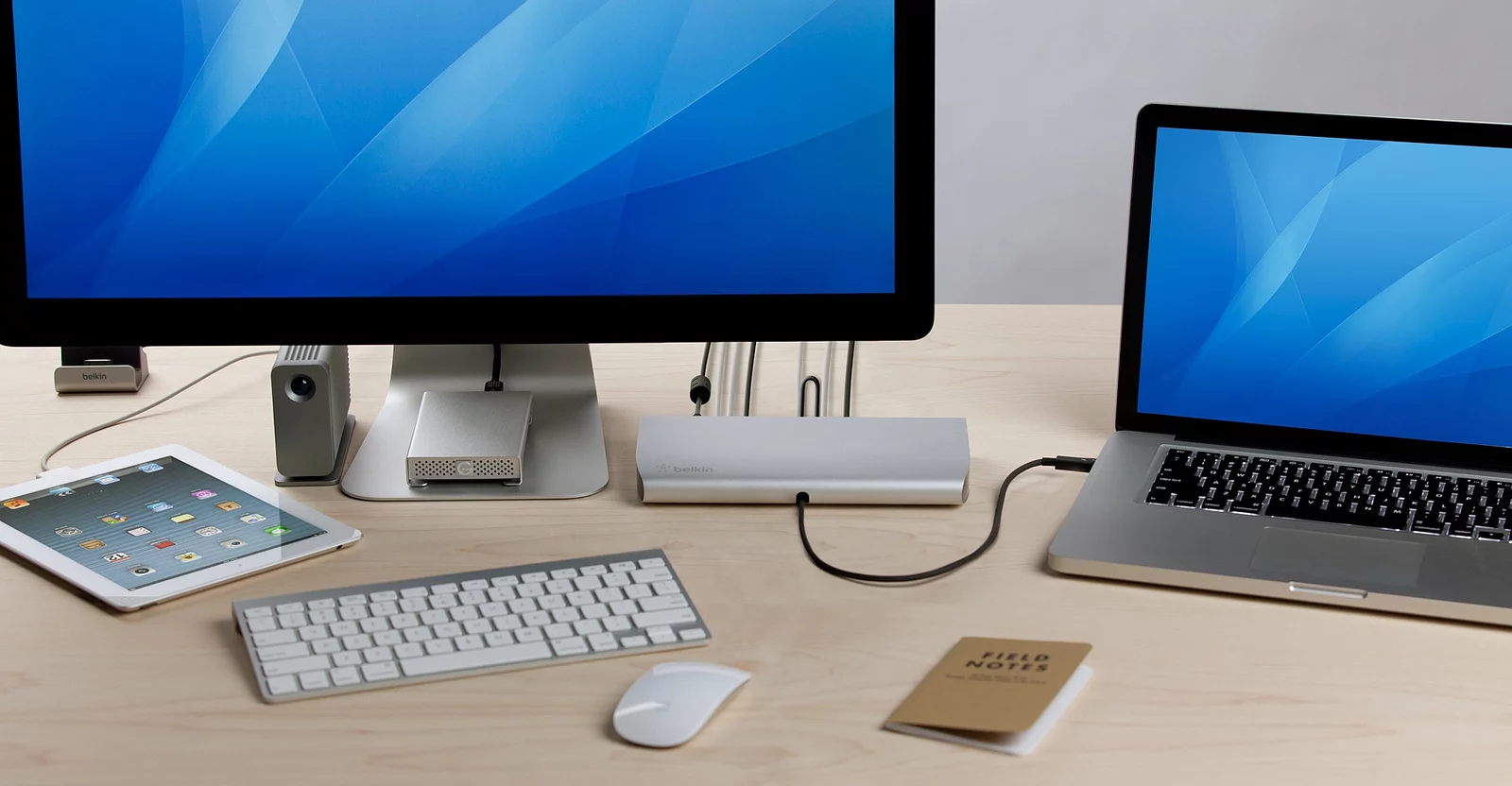 Belkin's Thunderbolt Express Dock makes it easy to connect and disconnect multiple peripherals