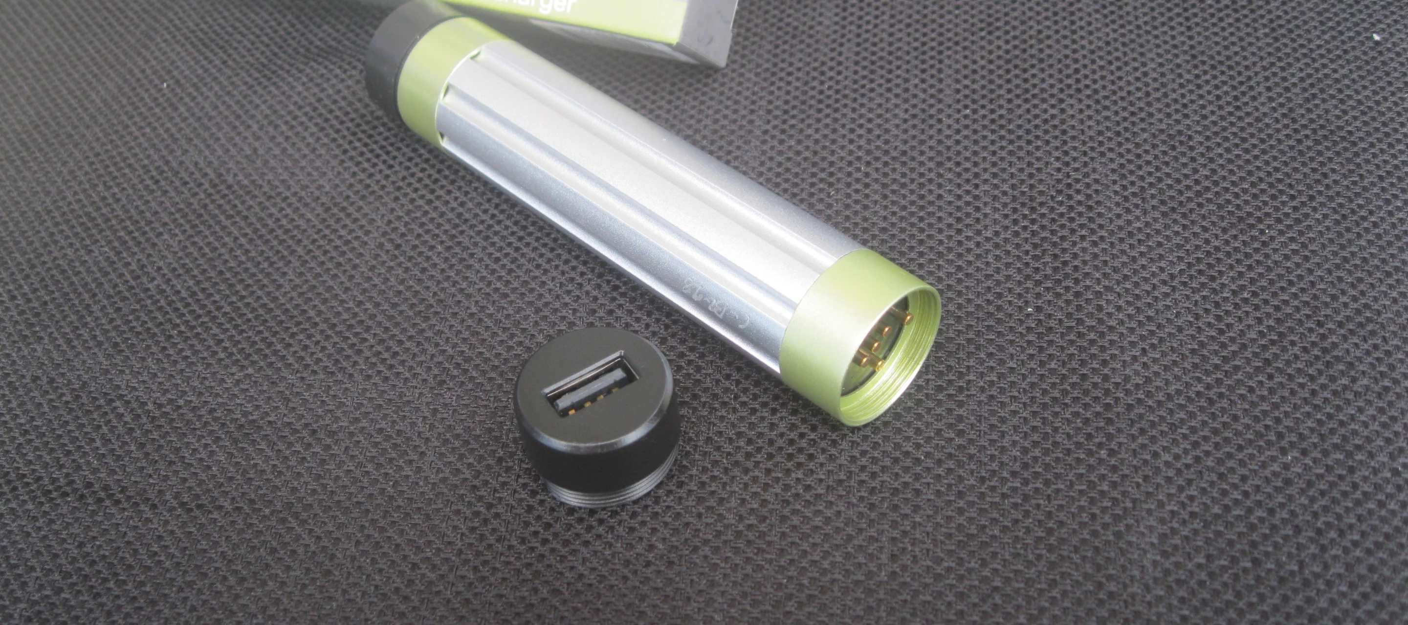 The Switch 8's screw-on tips allow for multiple charger styles and accessories