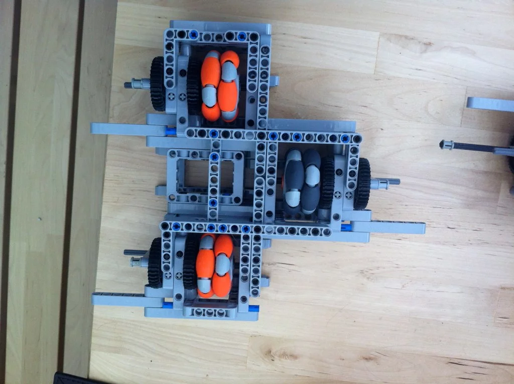 The wheel housing starts to take shape