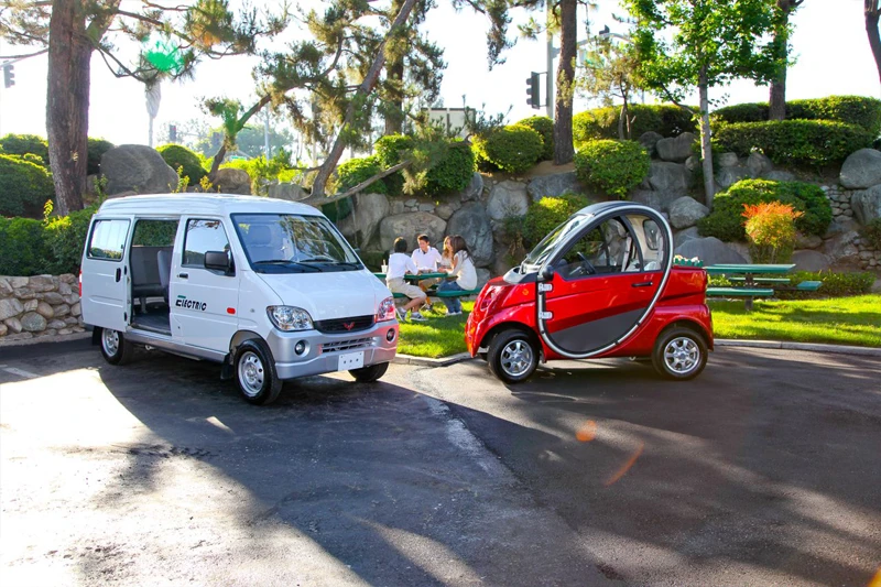 All of EcoCentre's neighborhood electric vehicles detailed above have a (regulation limited) top speed of just 25mph