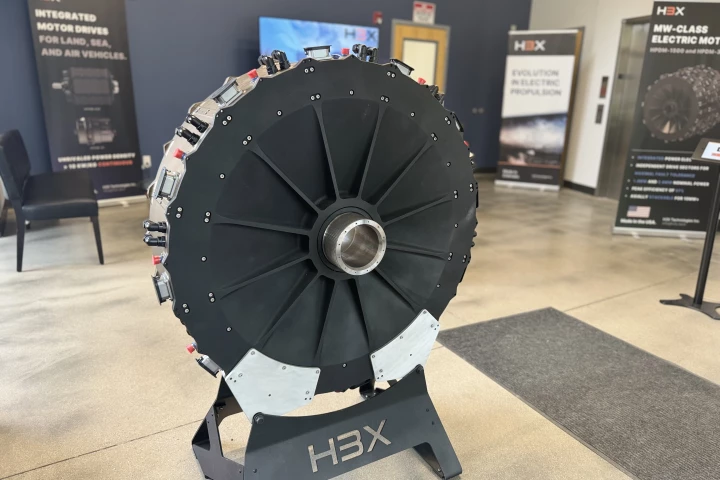 H3X's megawatt power-dense motor prototype