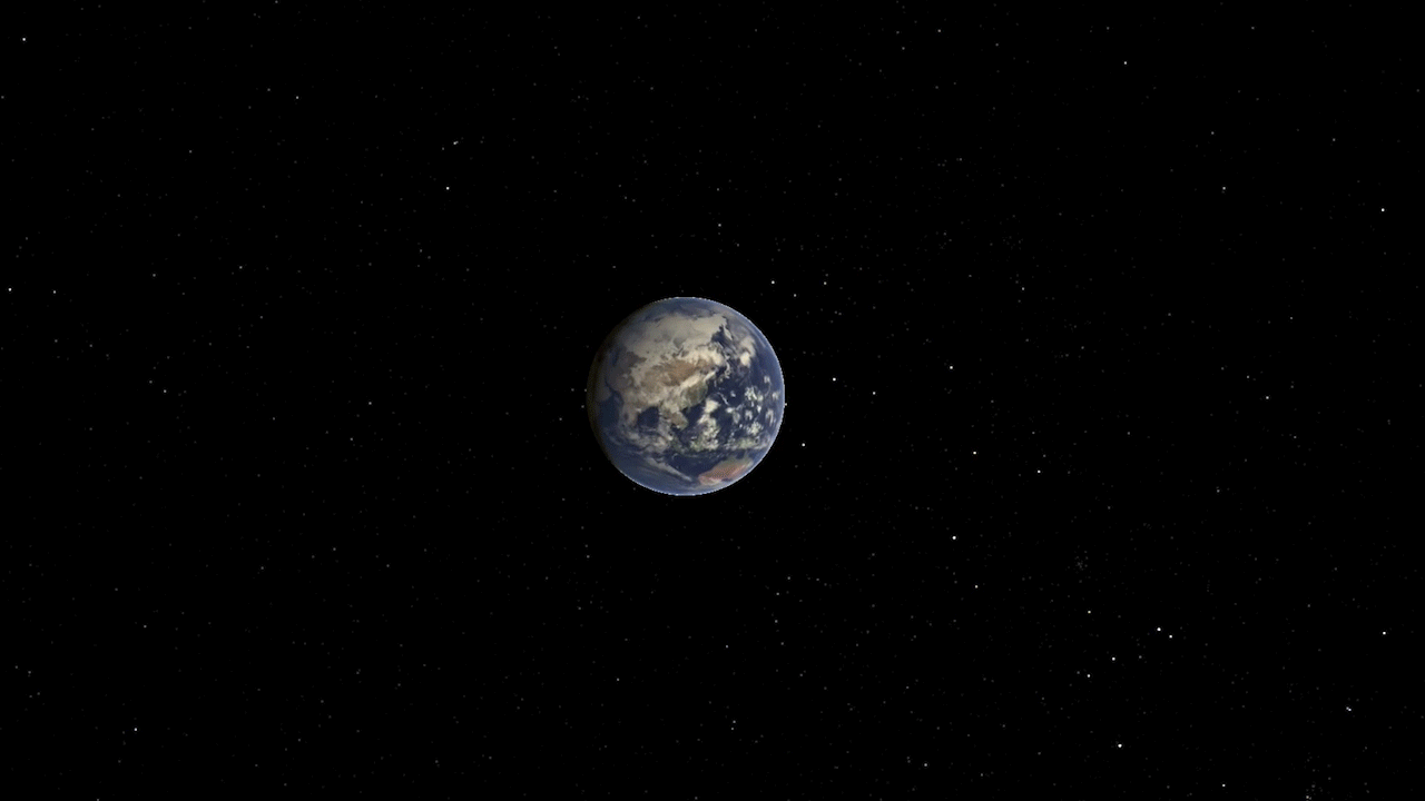 An animation of asteroid 2020 QG's Earth-buzzing trajectory