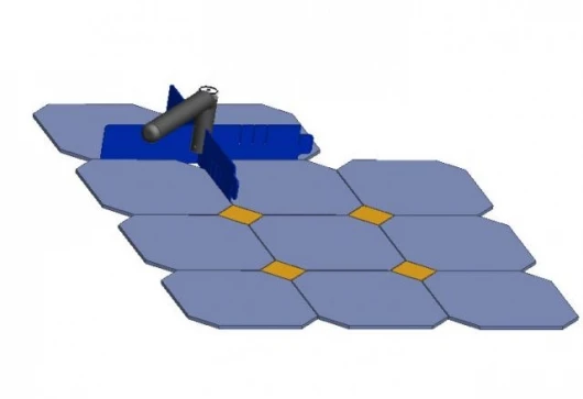 Exactile laying Octagonal tile