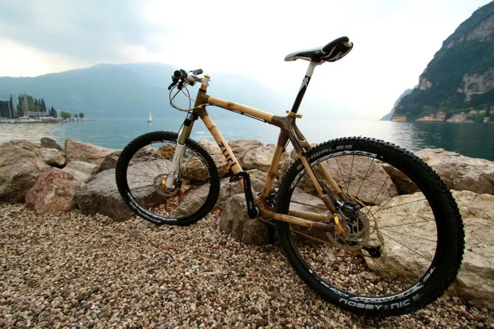 The Zuri Jungle is a bamboo mountain bike