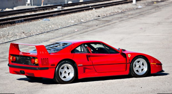 This 1990 Ferrari F40 is estimated to sell for $1,300,000 to $1,600,000