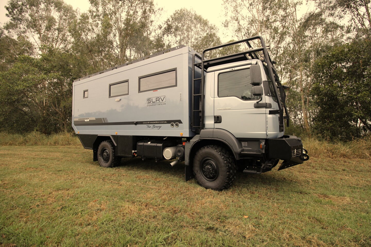Man Rv Two-story 8x8 off-road motorhome sleeps 10 people