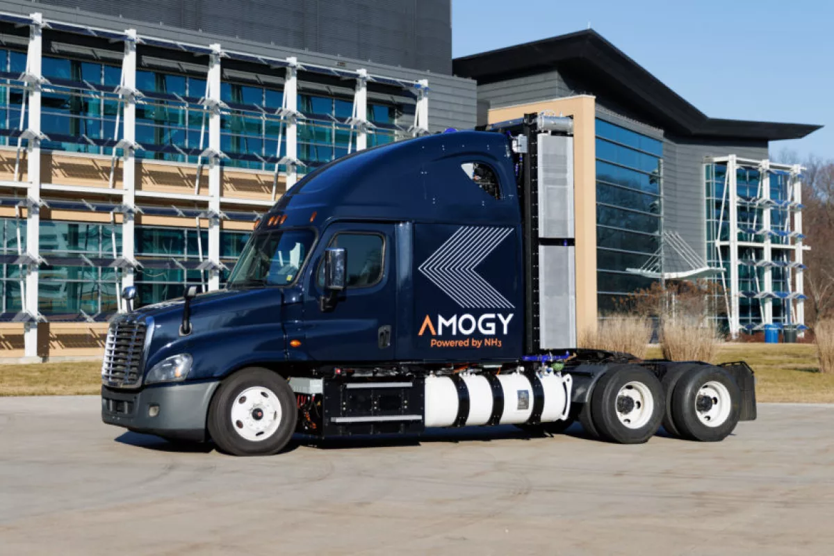 Amogy has presented "the world's first ammonia-powered, zero-emissions semi truck"