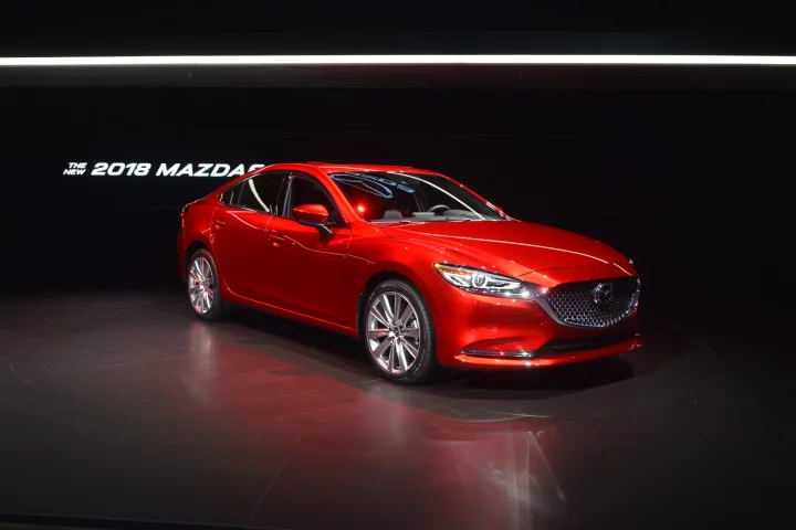 The new Mazda 6 receives a minor exterior face lift, a new interior and the CX-9's 2.5-liter turbocharged SkyActiv engine as part of the flurry of updates for 2018