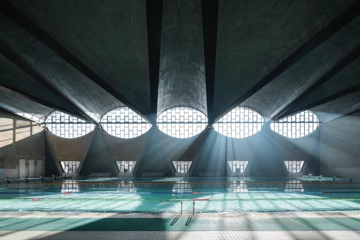 Chinese photographer Terrence Zhang has won the 2017 Architectural Photography Awards (aka Arcaid Awards) with this shot of a university swimming pool