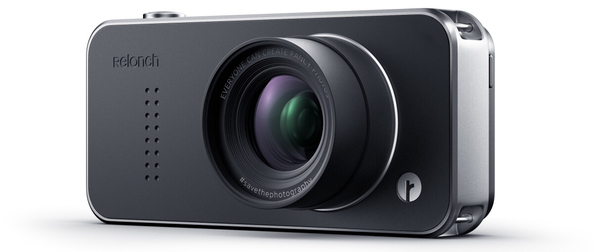 It features a fixed-length "normal lens with large aperture" (no specs are available yet) and a large APS-C size sensor
