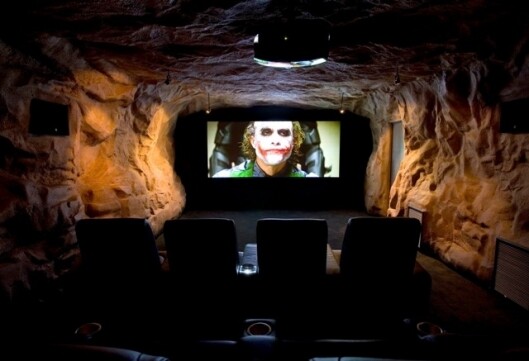 To The Bat Cave For A Unique Home Theater Experience Bat Cave For A Unique Home Theater