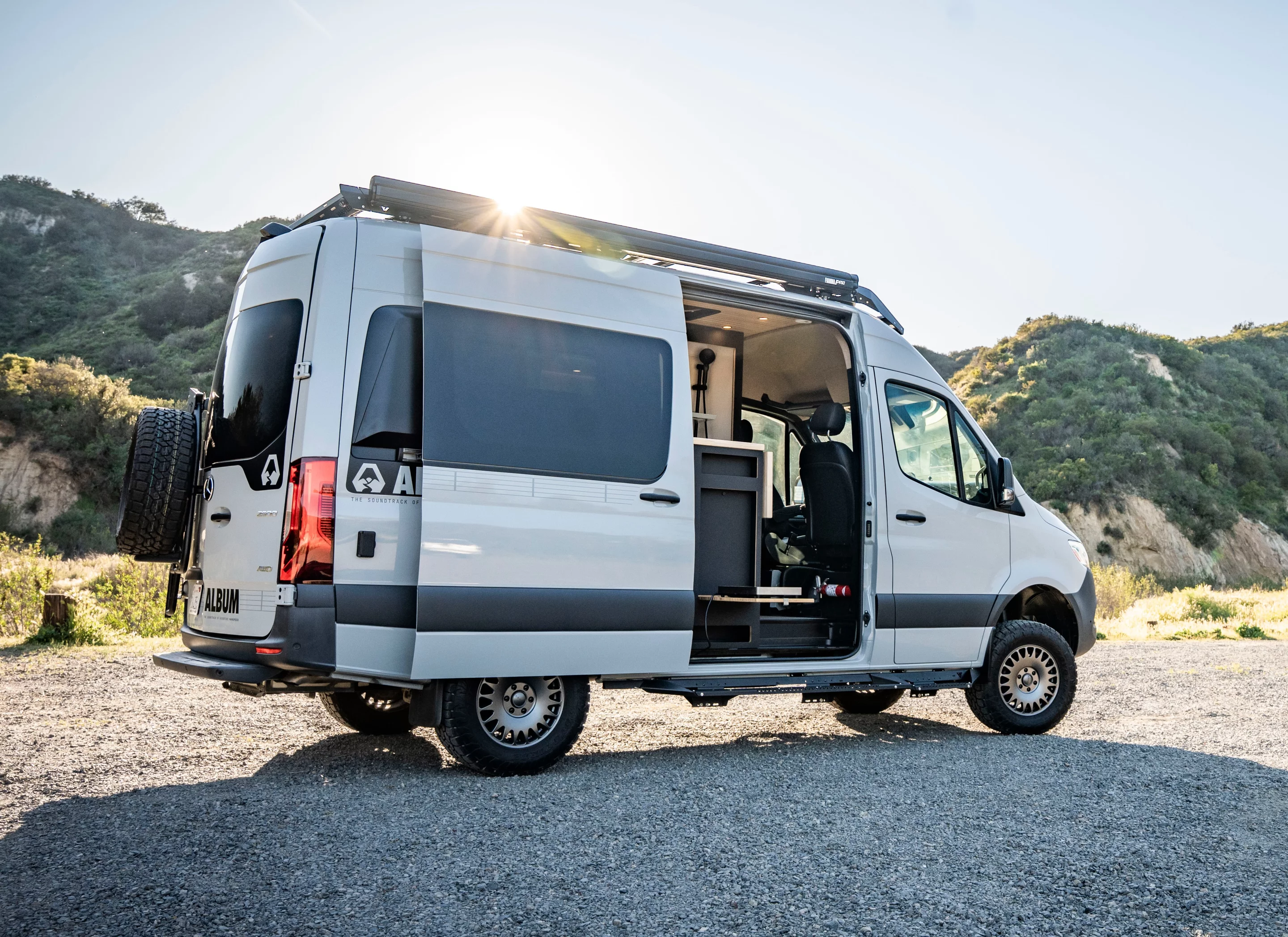 Vanspeed builds a seriously multifunctional camper van atop the Merdes-Benz Sprinter 144 AWD